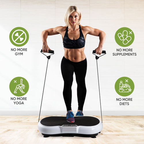 Appareil de fitness compact VibraFit – Intensité réglable