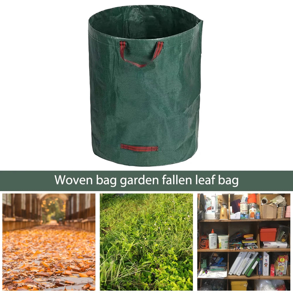 Sac à déchets de jardin | Design pliable et étanche | Capacité 200L | Réutilisable