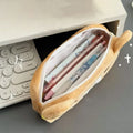 Trousse À Crayons Pour Enfants | Ours En Peluche Dessin Animé | Pochette À Fermeture Éclair Pour Stylos | Fournitures Scolaires