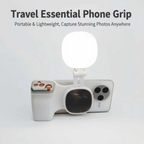Support magnétique Lunexa avec éclairage d'appoint allumé sur smartphone