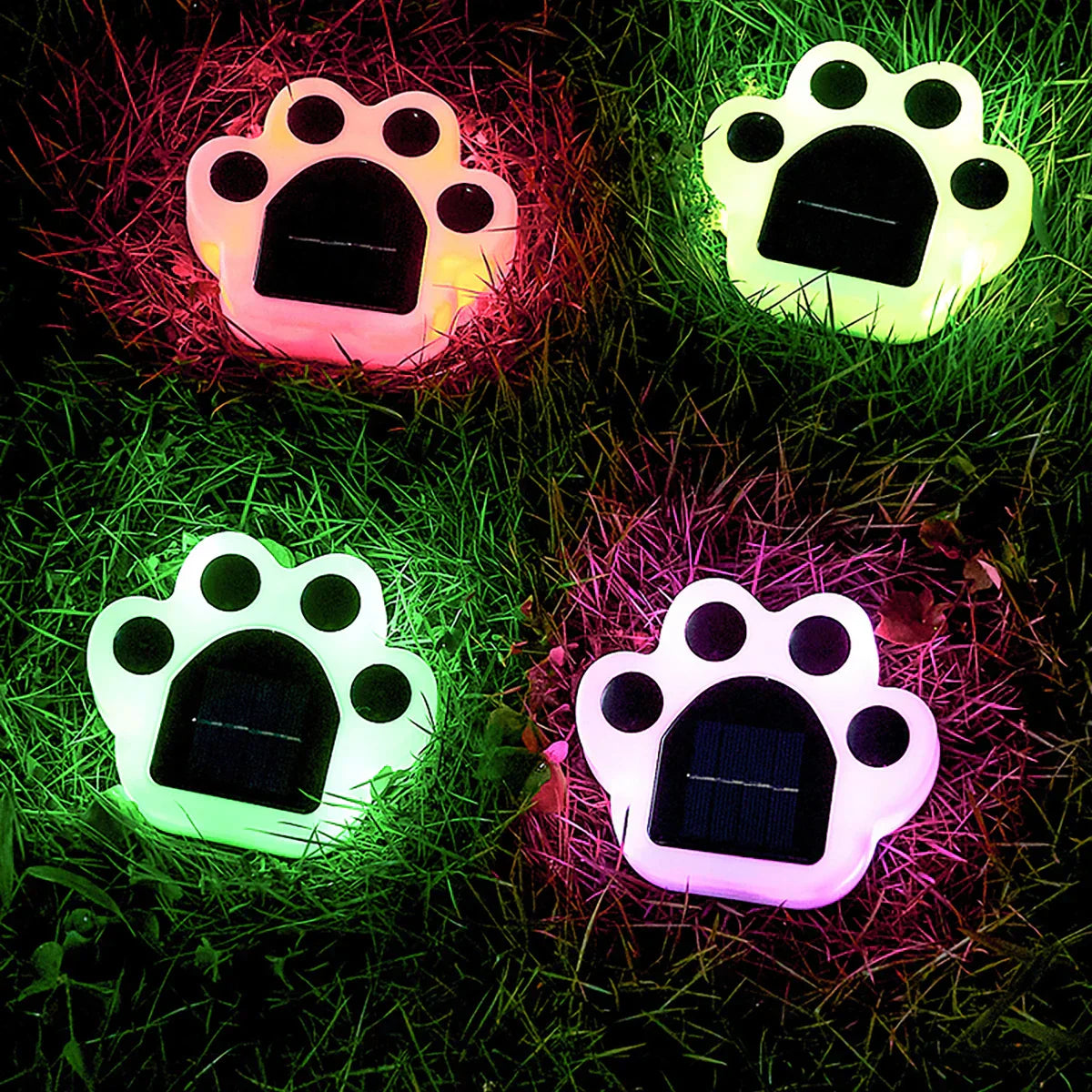 LumiPaw - Illumination Facile de Jardin Toute la Nuit Sans Câblage