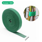 Attaches pour Plantes de Jardin | Nylon Auto-agrippant | Lot de 3 | Support Doux pour Plantes