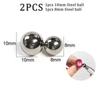 Kit Aimant Ongles Œil de Chat | Aimant Double Tête & Perles Magnétiques | Acier Inoxydable | Précision Salon
