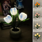 Lampe de table fleurie LumaBloom – Lumière chaude