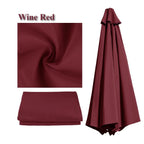 Toile de parasol de remplacement | Design ventilé et imperméable | Polyester