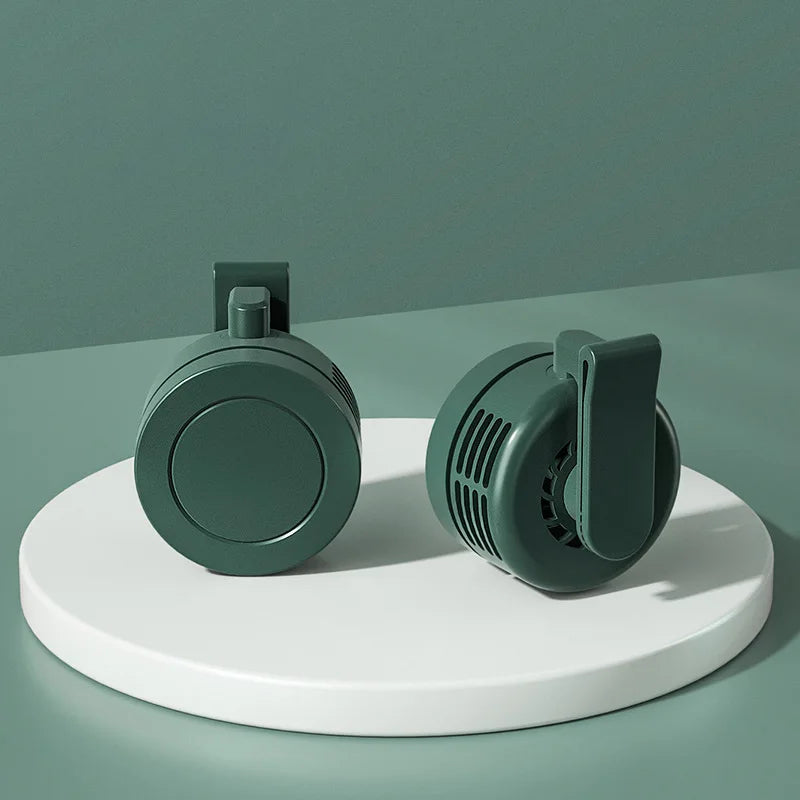 Ventilateur Mini Portable | Design Silencieux Sans Lames | Rechargeable USB | Clip Pour Vêtements & Ceinture