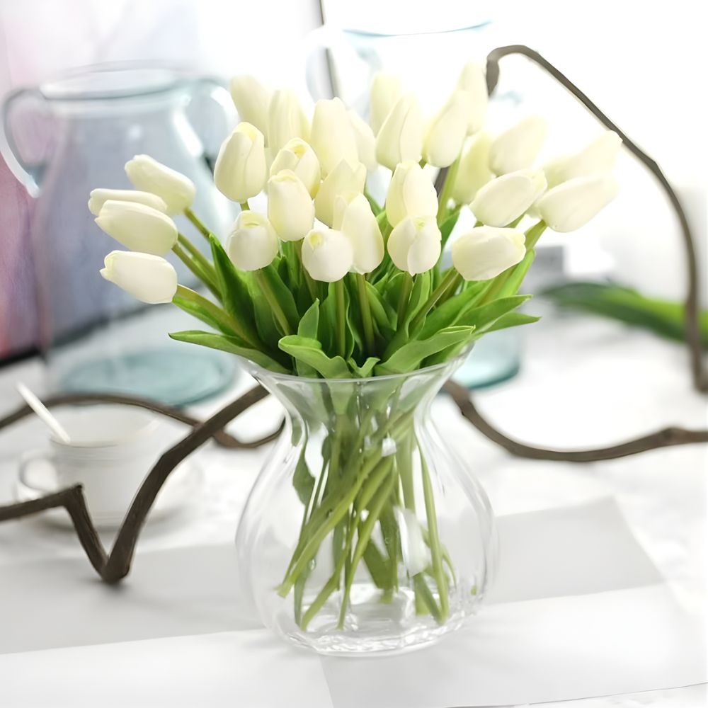 BloomAura - Tulipes Vives qui Durent Éternellement Sans Eau ni Flétrissement