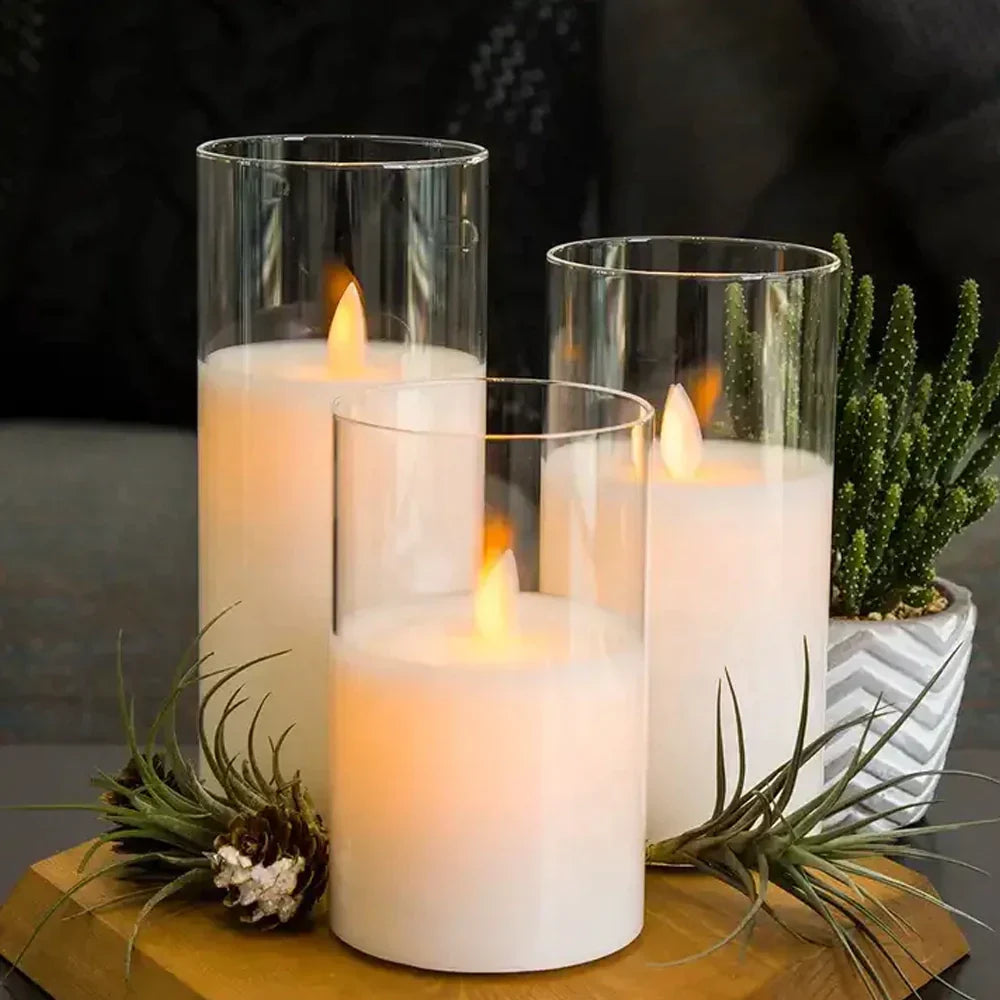 LumiCandle™ - Bougies LED Sans Flamme Télécommandées Réalistes