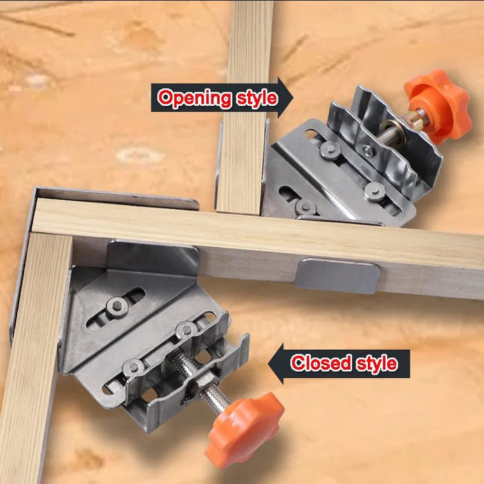 CoinClamps™ - Pinces d'Angle 90° en Acier Inoxydable