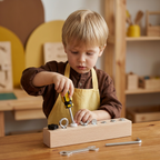 FocusCraft - Set de Jeu Montessori en Bois pour Enfants