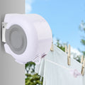 Corde à linge extensible | 30m rétractable gain de place | Résistant aux intempéries | Intérieur & extérieur