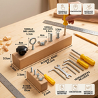 FocusCraft - Set de Jeu Montessori en Bois pour Enfants