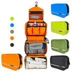 Trousse de toilette pour hommes et femmes | Grand organisateur déperlant | Compartiments intérieurs en nylon Oxford