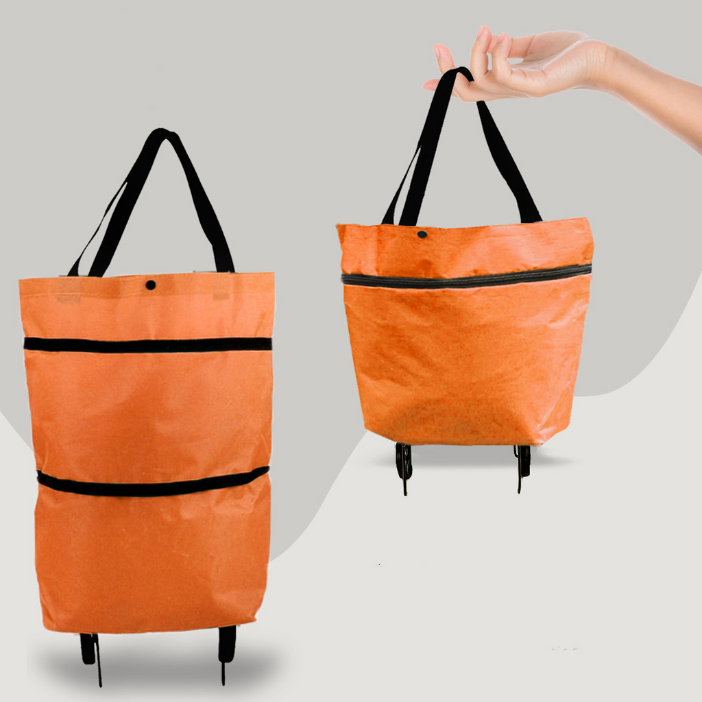 Vue complète du sac chariot Velocaddie léger et fonctionnel