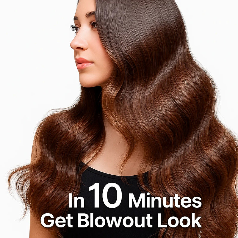 VoluGlow - Cheveux Pleins et Rebondissants Instantanés sans Frisottis ni Dommages