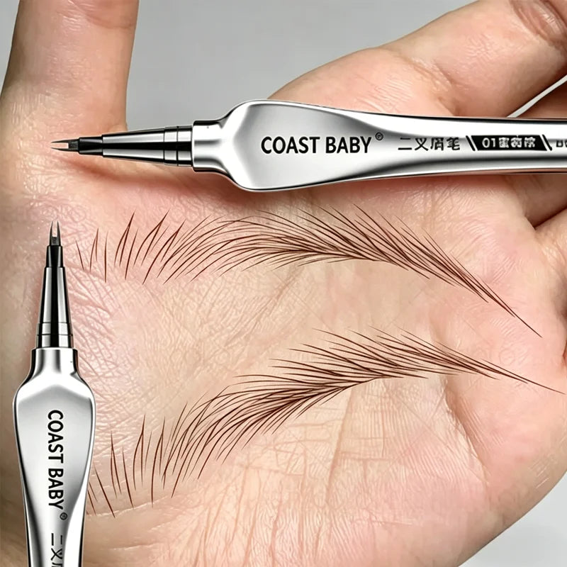 Stylo à sourcils liquide | Double embout de précision | Résistant à l'eau et anti-bavure | Aspect naturel