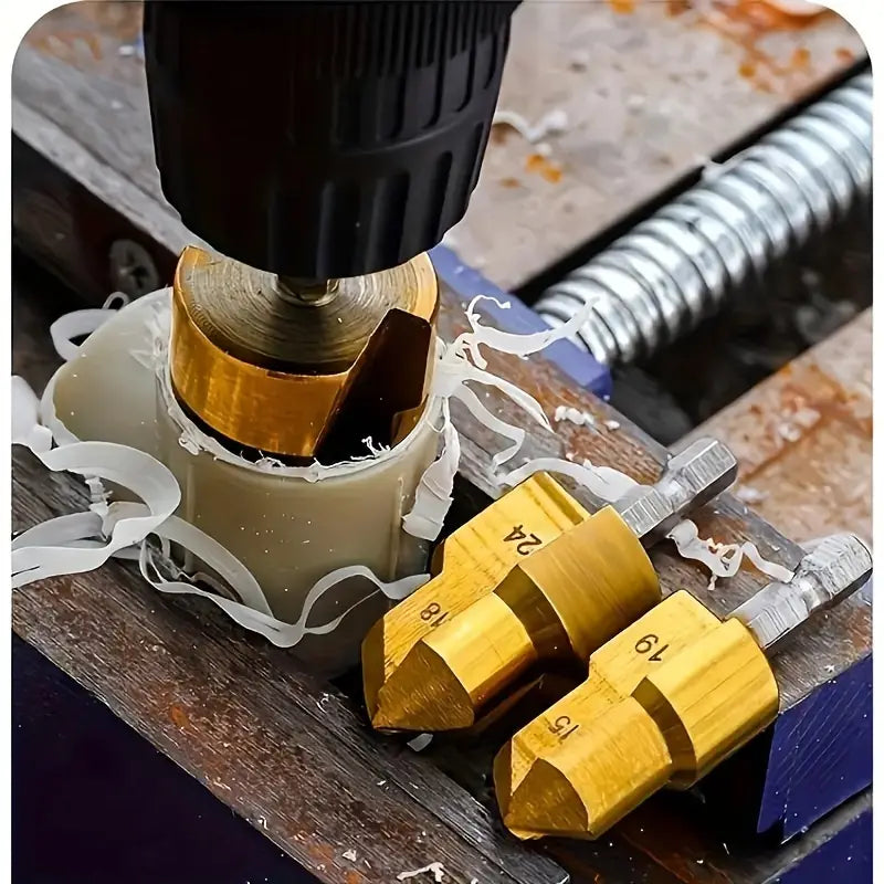 MaxHole™ - Mèche Ébavureuse Acier pour Tuyaux Plomberie