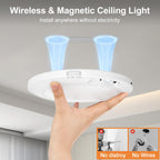 LumiGlide - Lampe Capteur Mouvement Rechargeable Mains Libres