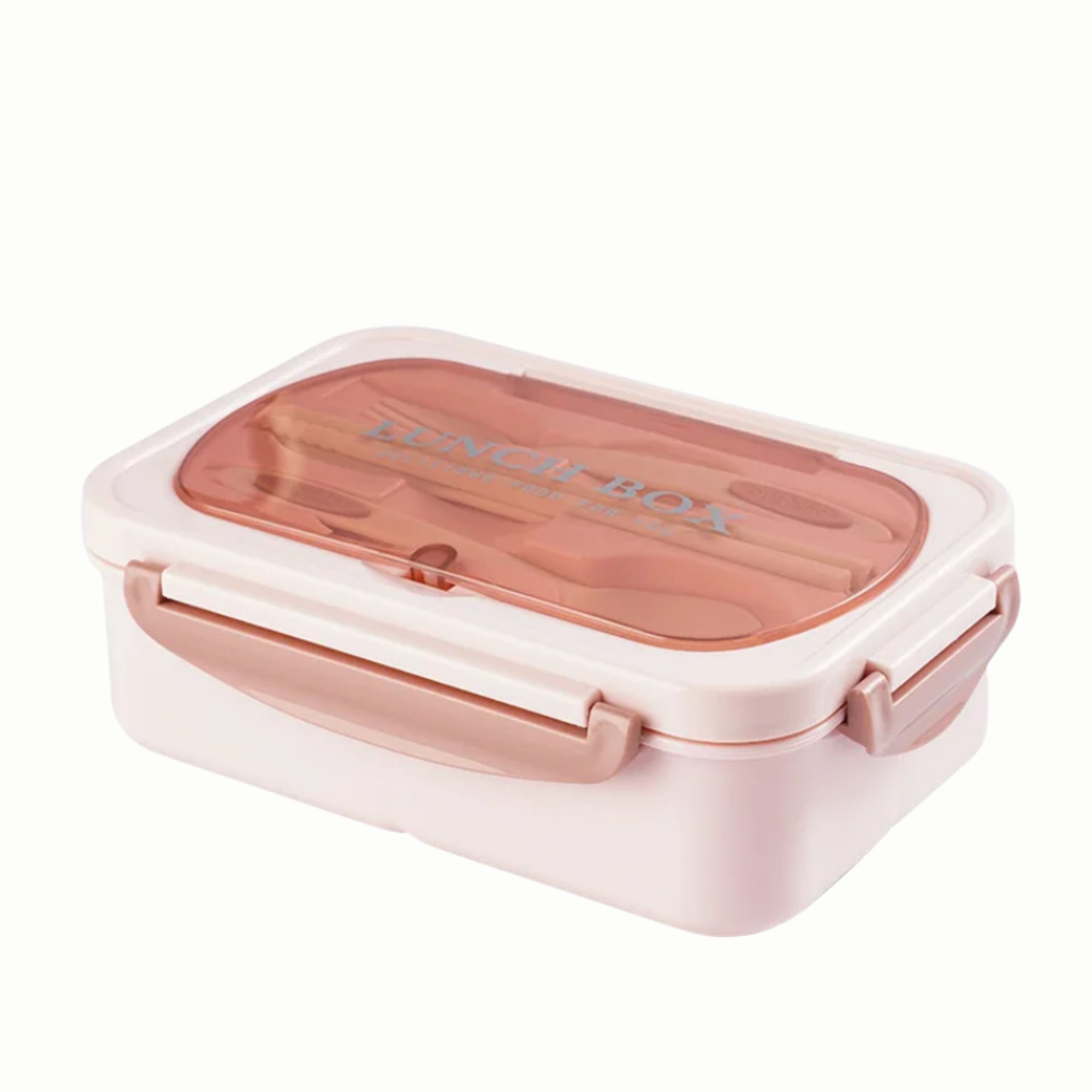 Vue latérale de la boîte repas réutilisable de 1200 ml