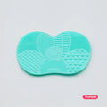 Tampon Nettoyeur de Pinceaux de Maquillage en Silicone | Surface Texturée à Gommage & Ventouse | Nettoyage en Profondeur
