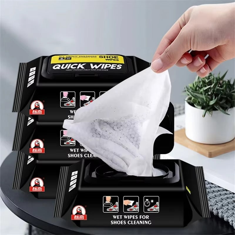 Lingettes Nettoyantes Rapides pour Baskets et Cuir