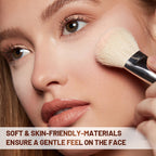 Set de pinceaux de maquillage Veloura présenté de face sur fond clair