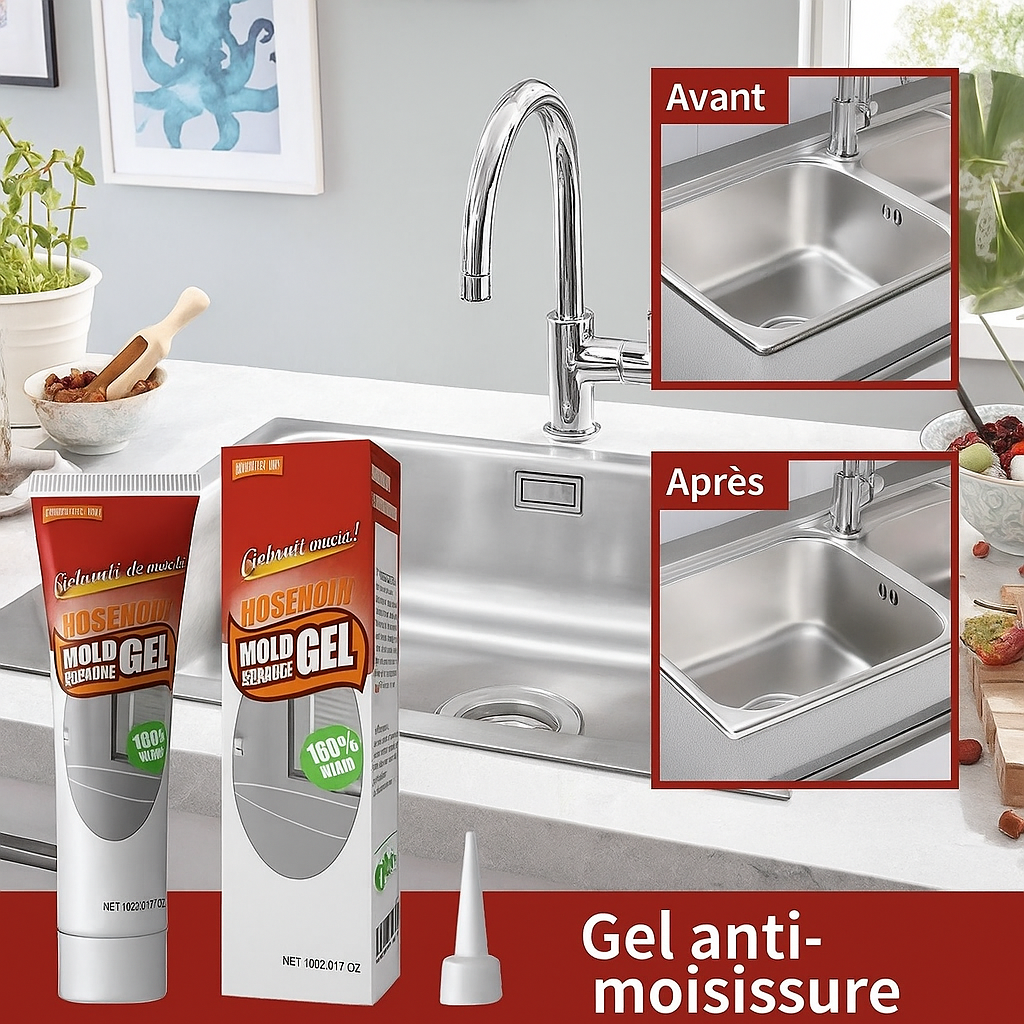 MoldClean™ - Gel Nettoyant Puissant Multi-Surfaces Écologique