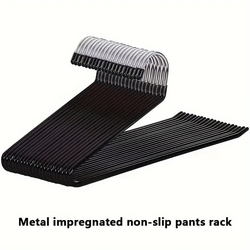 Cintres pour pantalons | Design ouvert & gain de place | Métal avec revêtement anti-rouille | Peut contenir 2–3 paires