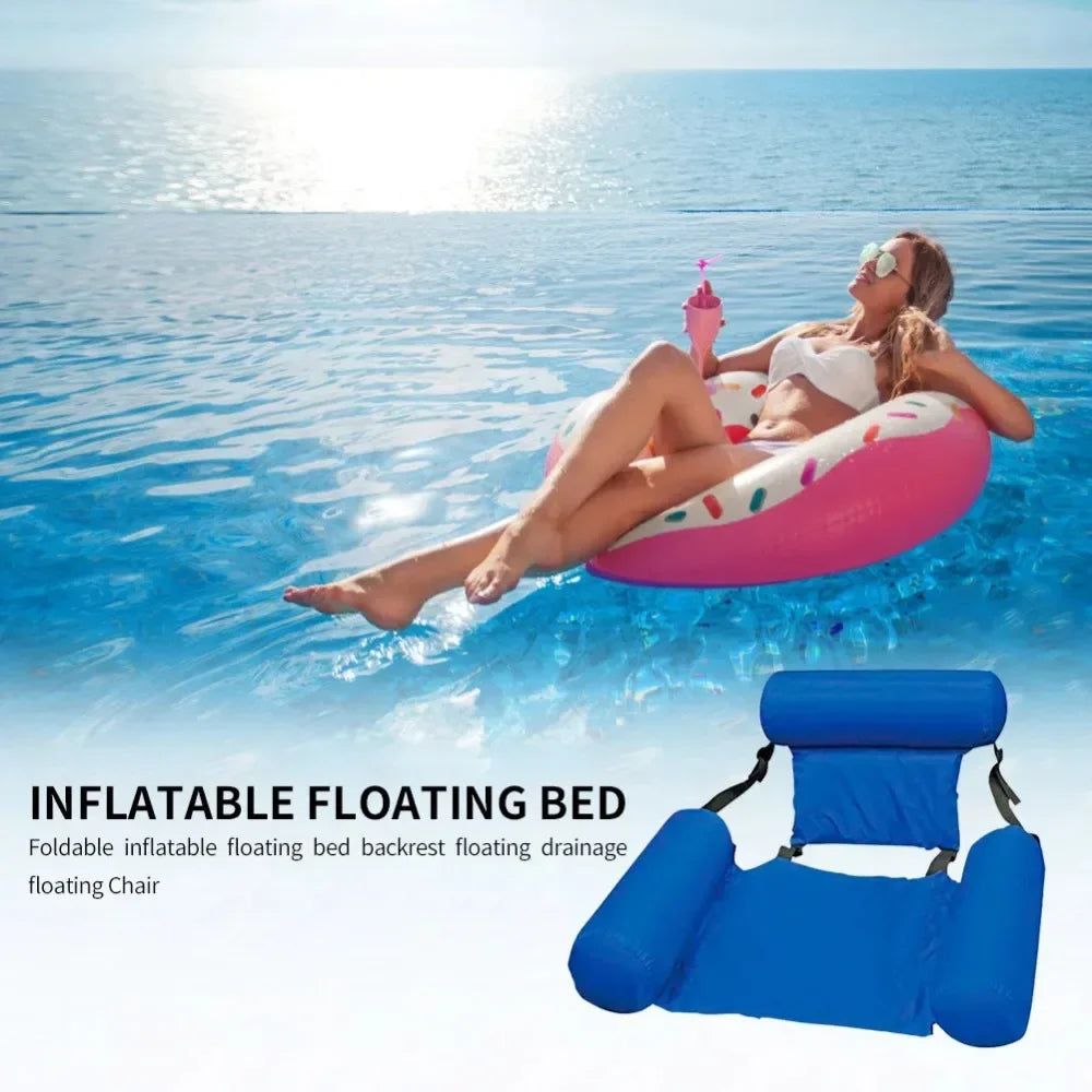 Chaise Suspendue Gonflable pour Eau | Siège Réglable & Inclinaison | 100×120 cm