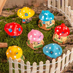 Accessoires décoratifs champignon pour pot et jardin miniature