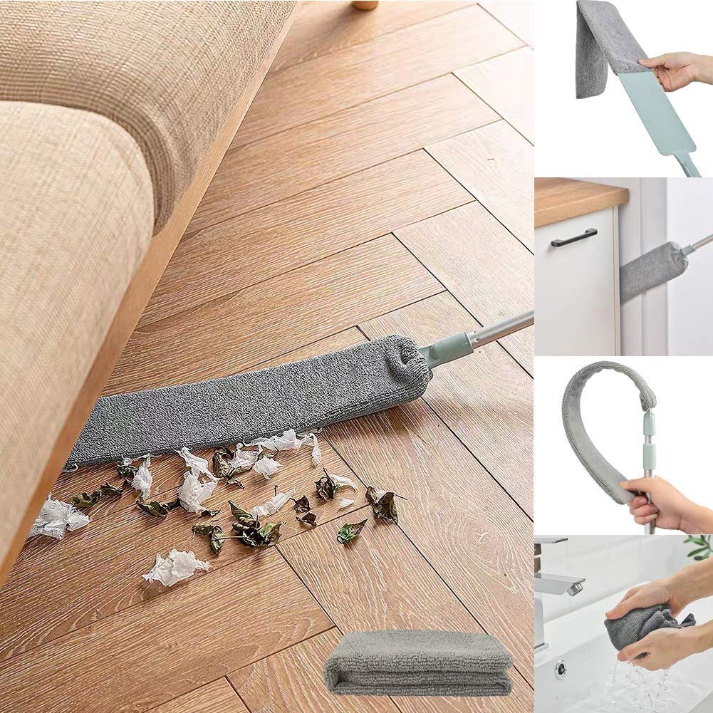 Plumeau microfibre flexible Nexlora pour nettoyer les recoins étroits