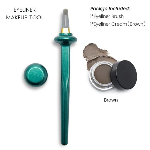 LashLine™ - Outil Eyeliner Applicateur Incurvé Longue Tenue