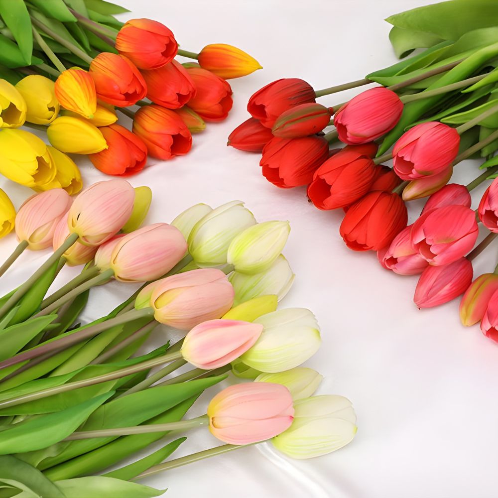 BloomAura - Tulipes Vives qui Durent Éternellement Sans Eau ni Flétrissement