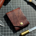 VintaCarry - Portefeuille Vintage Mince en Cuir PU