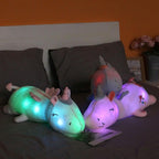 Veilleuse Licorne en Peluche pour Enfants | Lumière LED Arc-en-ciel | Peluche Douce de 60 cm | Compagnon Réconfortant pour le Sommeil