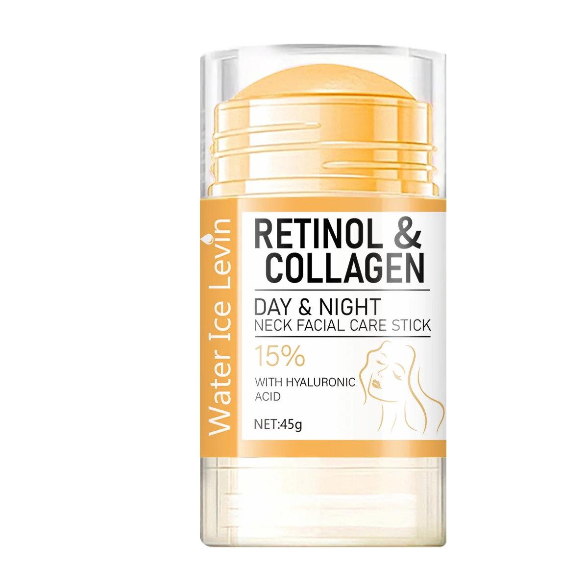 Crème Visage & Cou | Rétinol & Collagène | Tenseur & Raffermissant | Réduction des Rides