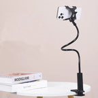 Support de téléphone à col de cygne réglable | Bras long et flexible | Base à pince & rotation à 360°