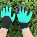 Gants de jardinage | Griffes intégrées pour creuser | Latex résistant aux perforations | Prise en main confortable