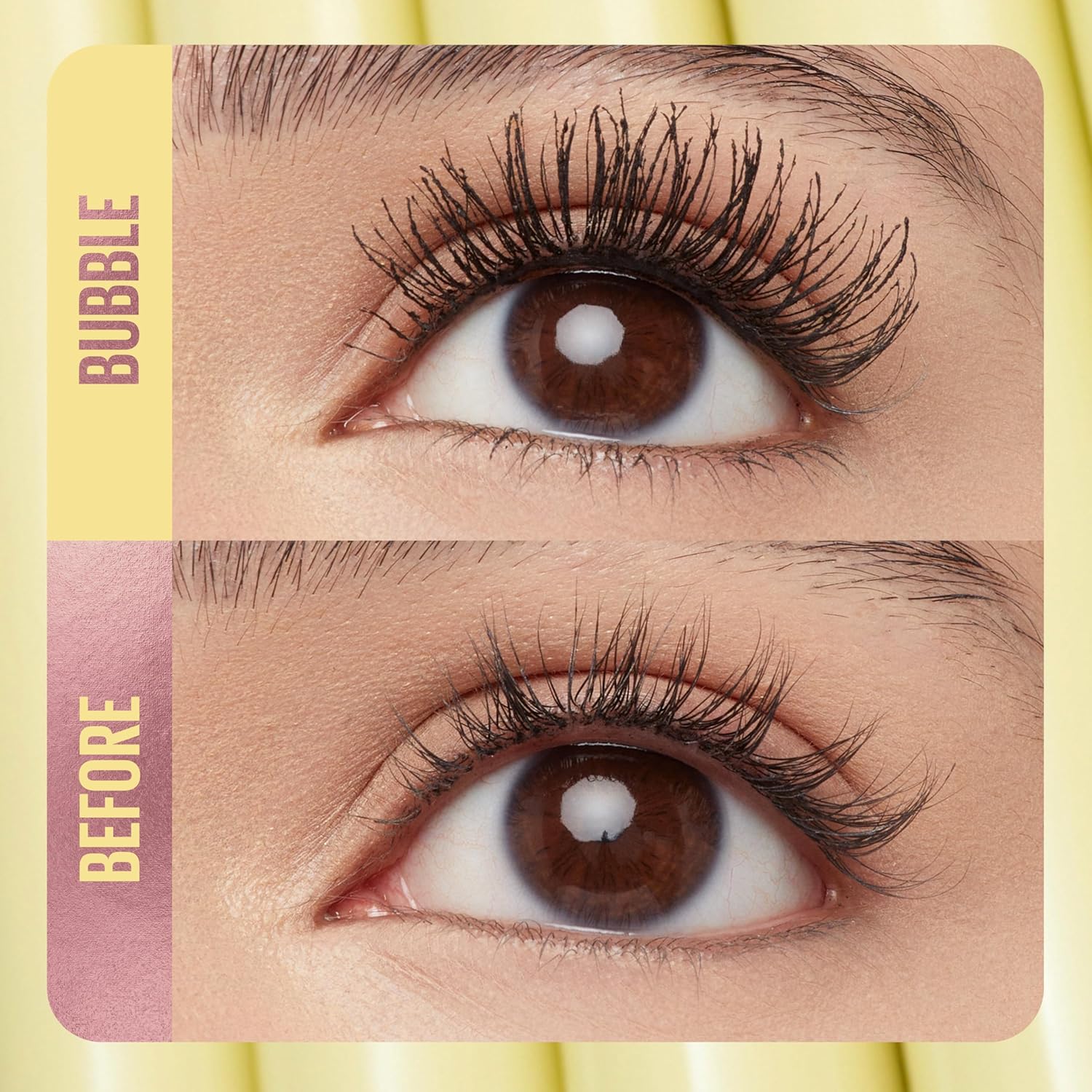 Application du mascara Ciléa sur les cils pour un effet volume