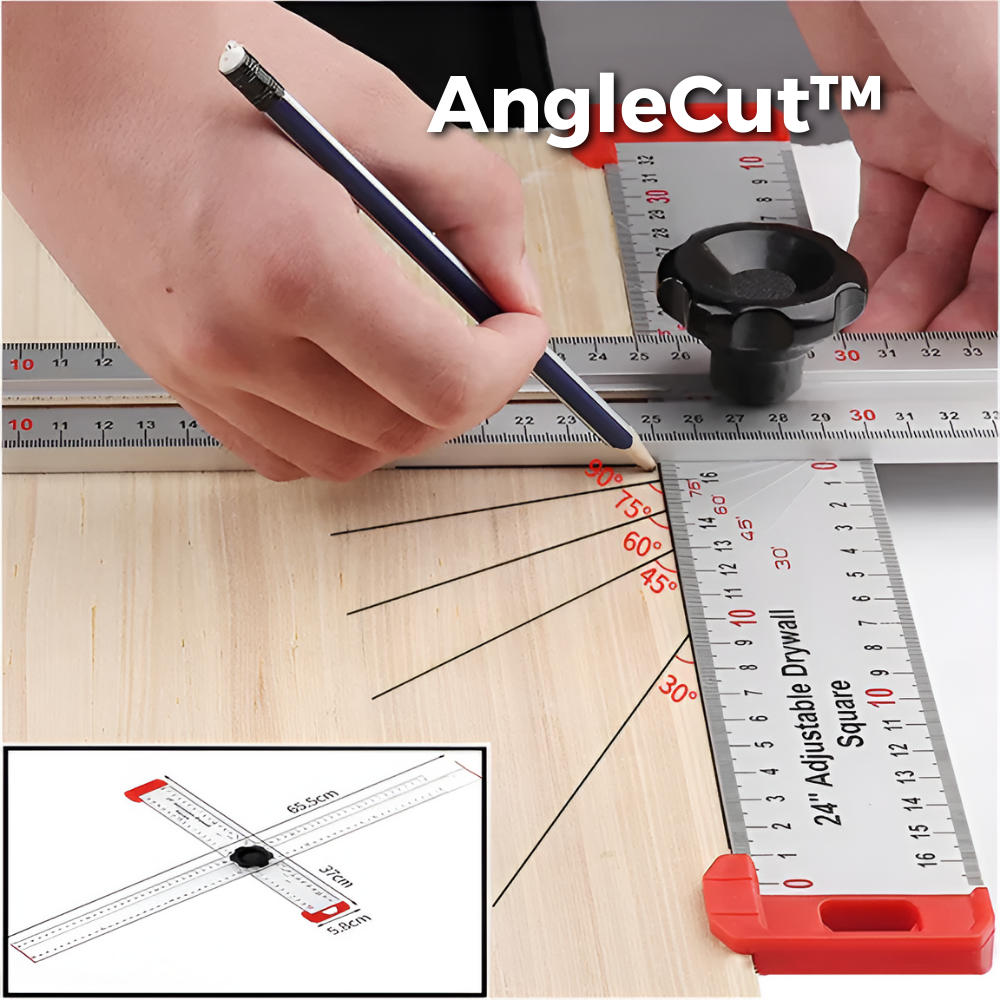 AngleCut™ - Rapporteur de Précision pour Angles et Découpes Parfaits