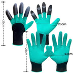 Gants de jardinage | Griffes intégrées pour creuser | Latex résistant aux perforations | Prise en main confortable