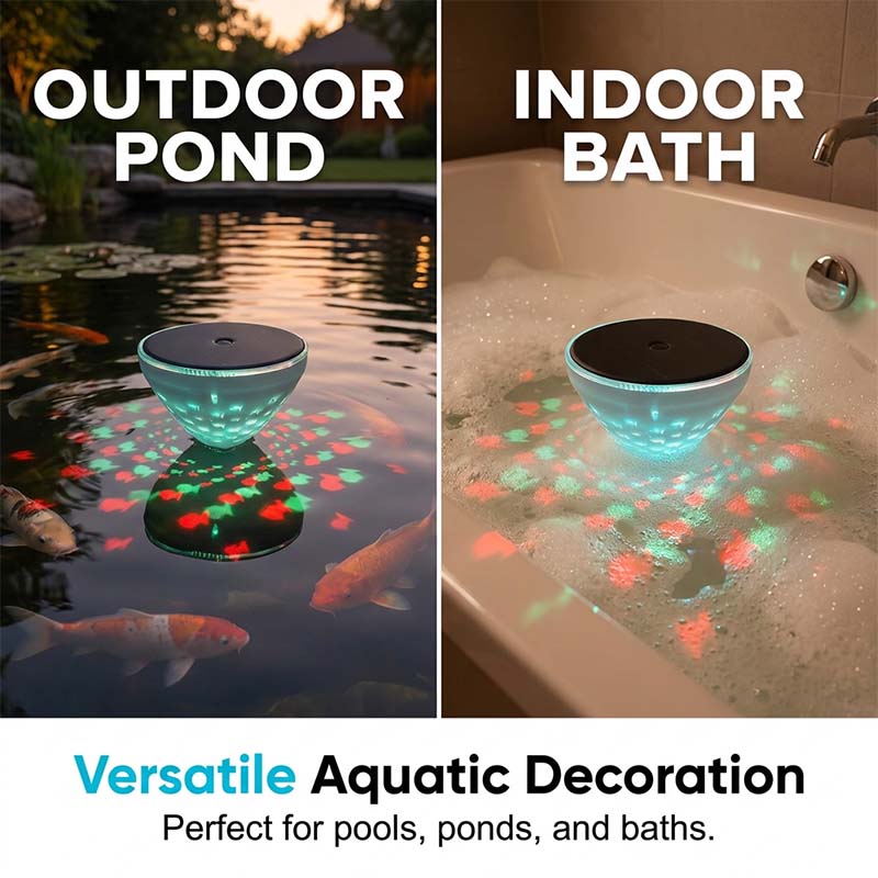 AquaGlow - Lumière Solaire Pour Piscine Qui Brille Toute La Nuit