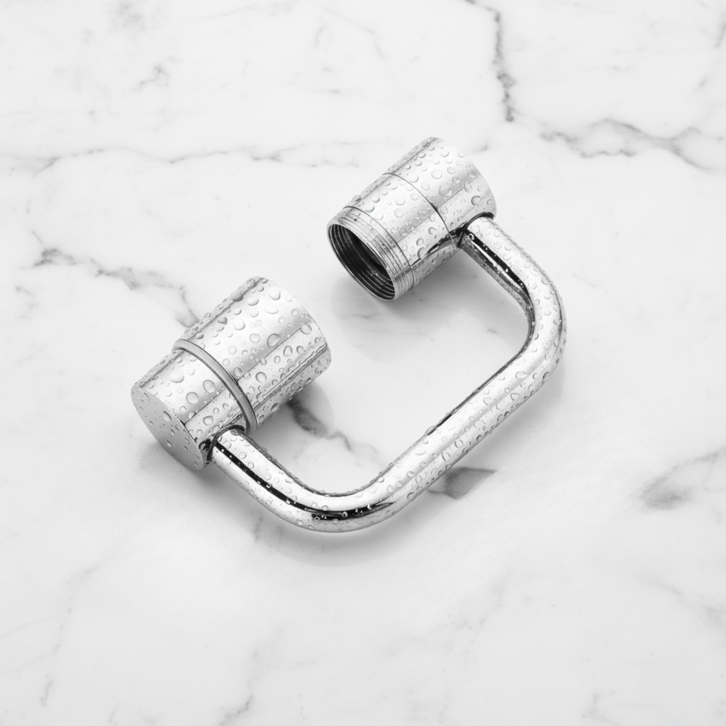FlowMaster - Gérez l'eau de votre évier avec une rotation splash-free à 1080°