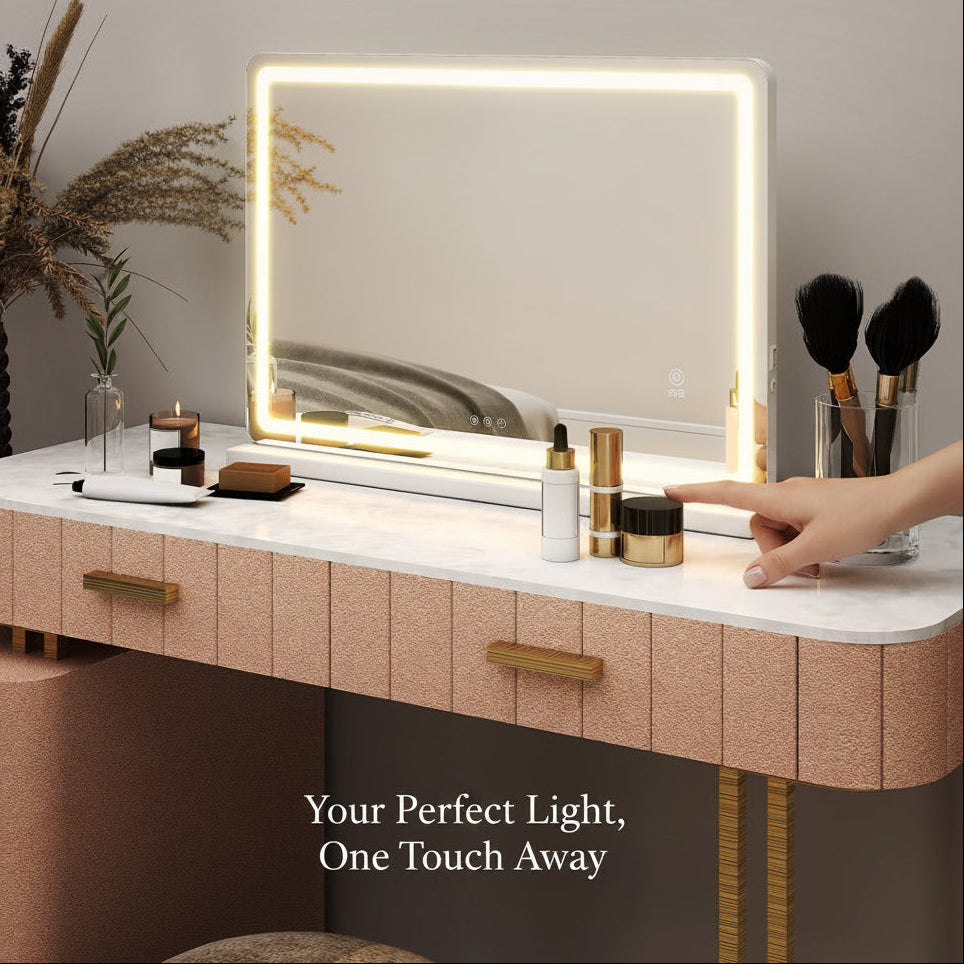 GlowLux - Illumination idéale pour un maquillage parfait à chaque fois