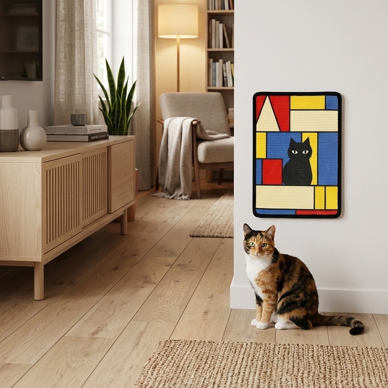 ClawGuard - Protégez les meubles avec un grattoir mural peu encombrant
