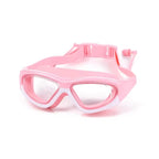 Lunettes de natation enfant | Large verre anti-buée | Joint en silicone et bouchons d'oreille | Sangle réglable
