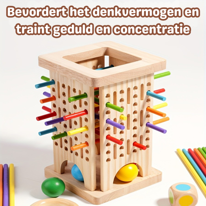La Tour Magique de Milo - Ensemble de Jeux en Bois