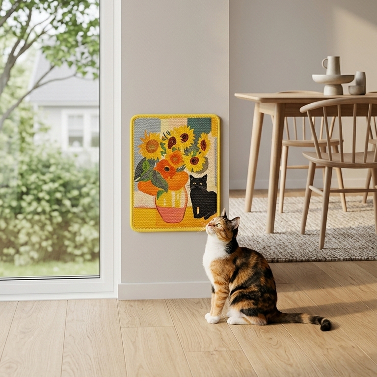 ClawGuard - Protégez les meubles avec un grattoir mural peu encombrant