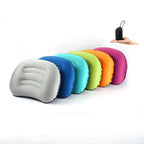 Coussin de Plein Air Gonflable | Soutien Ergonomique pour le Cou | Housse en Polyester Légère