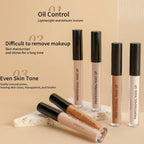 Correcteur liquide | Couvrance élevée mate | Imperméable et contrôle de l'huile | Hydratant longue durée